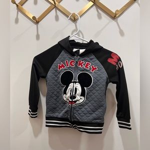 Disney Mickey Mouse Zip Up Jacket size 4T